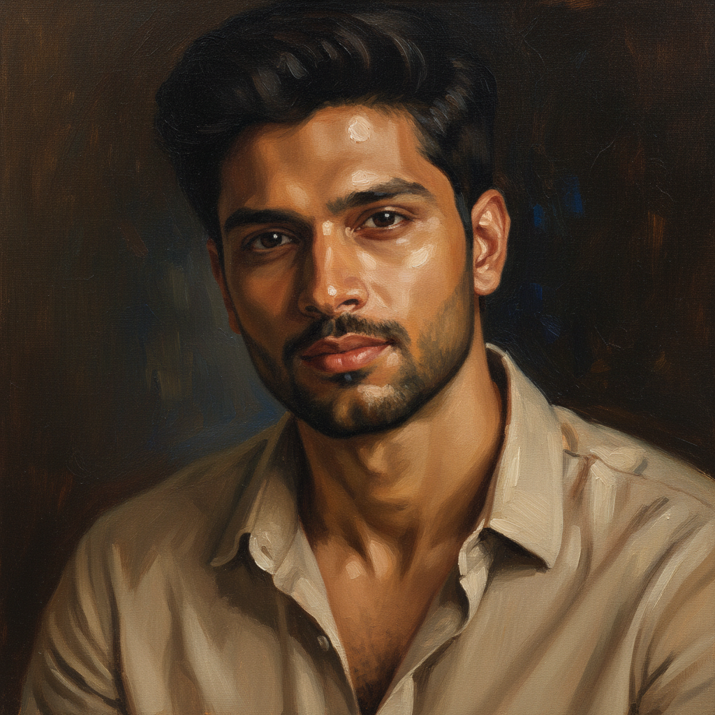 Gentleman's portrait after